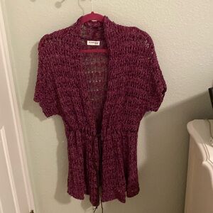 Purple layer vest